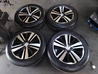 Rim 17 ORI ATIVA Siap Tayar BRIDGESTONE TURANZA