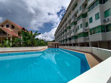 Penampang duplex apartment with lift • lagenda saujana • good maintain