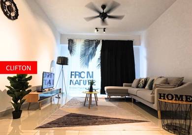 Setia Pinnacle 1314sqft High Floor Full Furnished 2 Carpark Sungai Ara