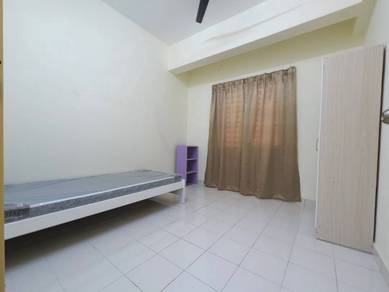 BILIK PRIVATE Tak Kongsi|Vista Mutiara kepong|Inc Air+Api|jln kaki MRT