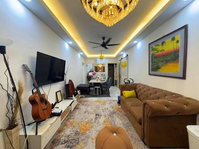 (Ground Floor) Full Loan Rose Apartment, Saujana Utama, Sungai Buloh
