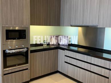 Straits Residence 1292sf High Floor SeaView Fully Furnished For Rent