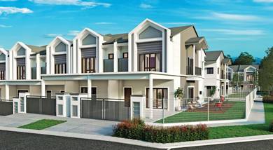 New Double Storey house 20x80 Taman Equine