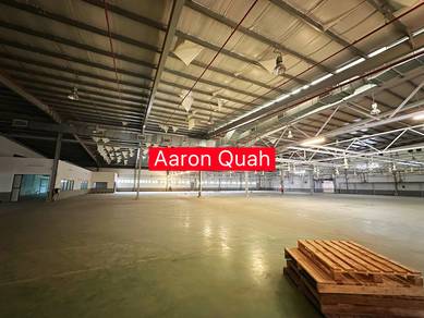 HUGE DETACHED FACTORY PRODUCTION WAREHOUSE @ Seberang Perai