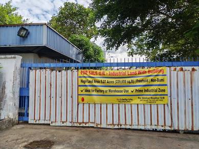 Factory ,Warehouse, 5.27 Acres Main Road Frontage, Senawang,N.Sembilan