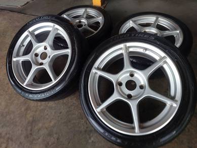 Rim 17 P1 RACING Siap tayar PESONA SAGA WAJA