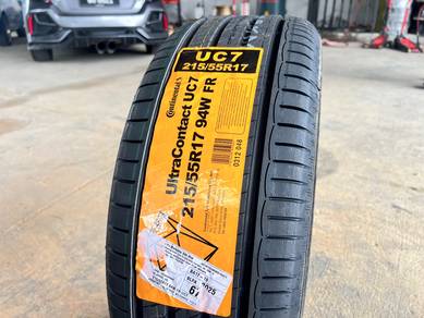 Tayar Baru 215 55 17 Continental Ultracontact UC7