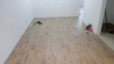 INSTALL VINYL FLOOR l 3mm vinyl lantai l