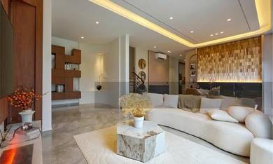 Straits View Home Permas Jaya Double Storey Cluster House