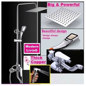 Multifunction Stainless Steel Shower Set 3 in 1