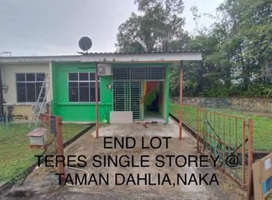 END LOT🔥BOLEH FULL LOAN🔥 Teres Setingkat @ Taman Dahlia,Naka