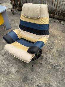 Steel Frame Leather Armchair Sofa 1 Seater