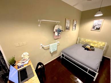 QueenRoom for Rent Ladies Double Terrace House, Luyang, Damai Foh Sang