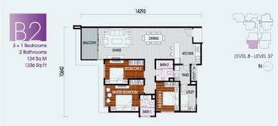 JB Town 4bedroom Apartment Pinnacle Tower