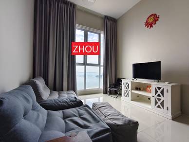 The Zen, Seaview Fully Furnished Renovated, 2 Carpark High Floor 850sf