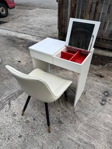 [Set] Dressing Table Drawer Meja Solek + Chair Ker