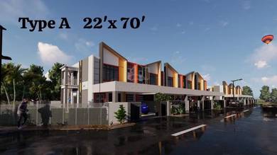 CASHBACK [FULL LOAN] FREEHOLD Teres Cornerlot Rembia Alor Gajah Toll