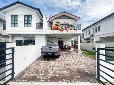Facing Open Taman Desiran Bayu Puchong Semi D Cluster House