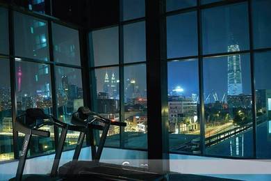 One Residence, 2R2B, KL City, nx MRT, LRT, Balcony View, F/ Furnished