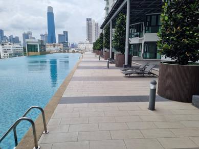 One Residence, 2R2B, KL City, nx MRT, LRT, Balcony View, F/ Furnished