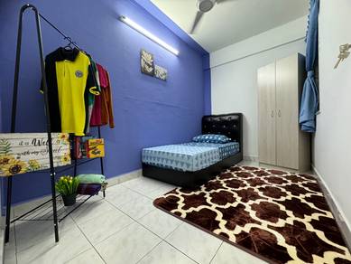 CONDO-Bilik Single&Privacy-FREE wifi & utiliti Idaman Sutera SETAPAK
