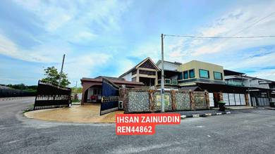 2STY SEMI D CORNER🔥GATED👮FURNISH✅6🛏️6🛁8000SQFT Taman Sinar Intan 3