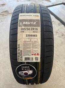 New Marshal Mu12 made in korea 205/50/16 2025 year