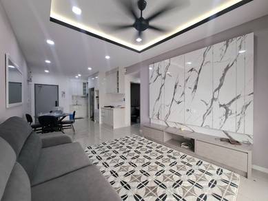 FULLY FURNISHED🔥Suria Residence Bukit Jelutong Facing Masjid FOR RENT