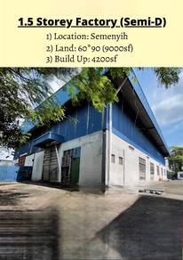 2 Storey Semi-D Factory @ Villaraya Semenyih ,Sg Lalang- FOR RENT