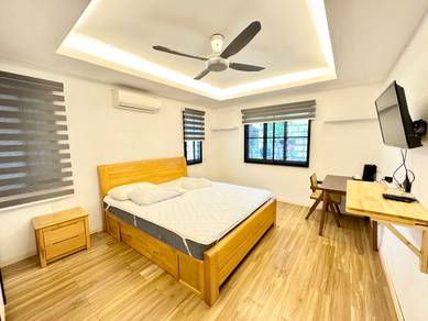 Landed House Studio Unit | Likas KK | Fully Furnished | Big Car Park