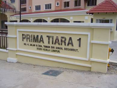 Prima Tiara 1 Apartment,Sri Sinar,Kepong,Menjalara