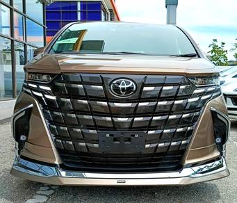 READY STOK - 2023 Toyota Alphard Z (GOLD) BODYKIT