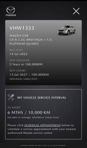 Mazda CX-8 HIGH 2.5L (A) TURBO MILEAGE 40K