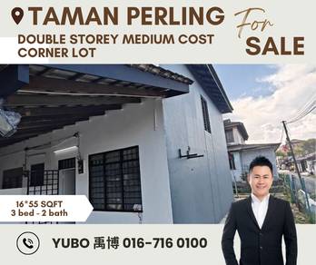 Taman Perling Double Storey Medium Cost Corner Lot