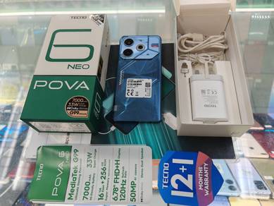 Tecno Pova 6 Neo 8gb + 8gb ram / 256gb rom 7000mah