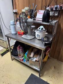 stainless steel meja rak