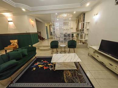 Double Storey Semi D Fully Furnish 4Bed 3Bath @ Perling Jalan Layang