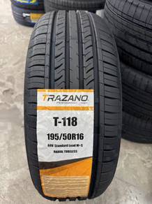 New tyre Trazano size 195/50/16 tahun 2025 year