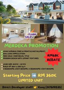 MerdekaPromotion,NewProject,FreeHold,CashRebate