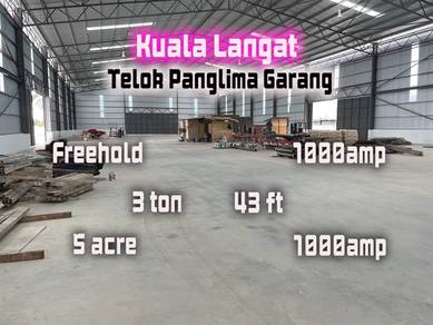 5acre factory Telok Panglima Garang Kawasan Perusahaan Telok Mengkuang