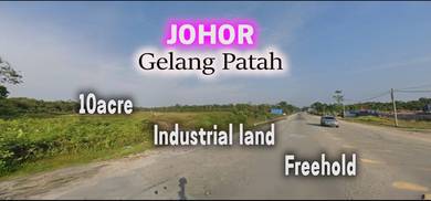 Johor Iskandar Puteri Gelang Patah 10acre Freehold Industrial Land