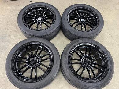 Sport Rim 17 Second Volk Rays Re30 Siap Tayar Sec