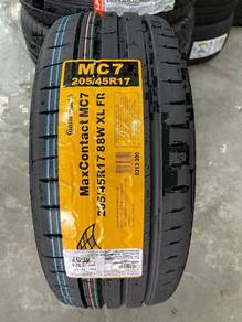 Tayar baru Continental mc7 205/45/17 2025 offer