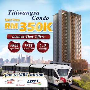 Super Low Dense,Klcc View, Free furnished & legal, shuttle to MRT&LRT