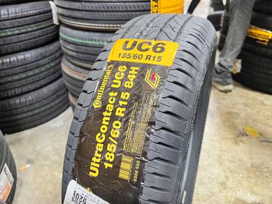 Tayar Baru 185 60 15 Continental Ultracontact UC6
