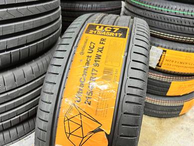 Tayar Baru 215 45 17 Continental Ultracontact UC7
