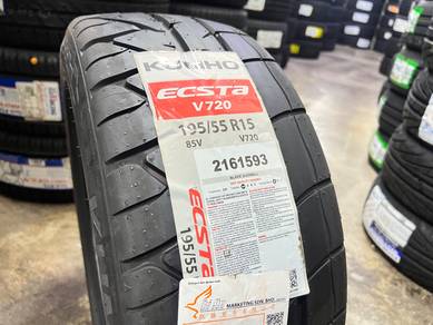 Tayar Baru 195 55 15 Kumho Ecsta V720 2024