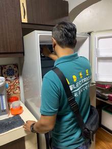 membaiki / repair peti sejuk dan mesin basuh