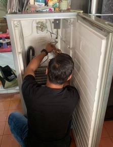 membaiki / repair peti sejuk dan mesin basuh