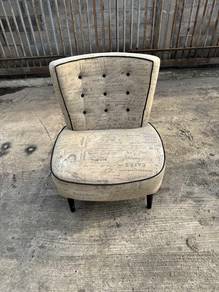 Fabric Chair Single Sofa 1 Seater